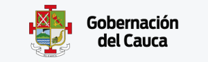 Logo oficial de la Gobernación del Cauca.